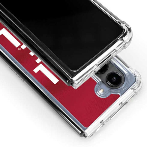 University of Alabama Roll Tide Roll Galaxy Z Fold5 5G Clear Case